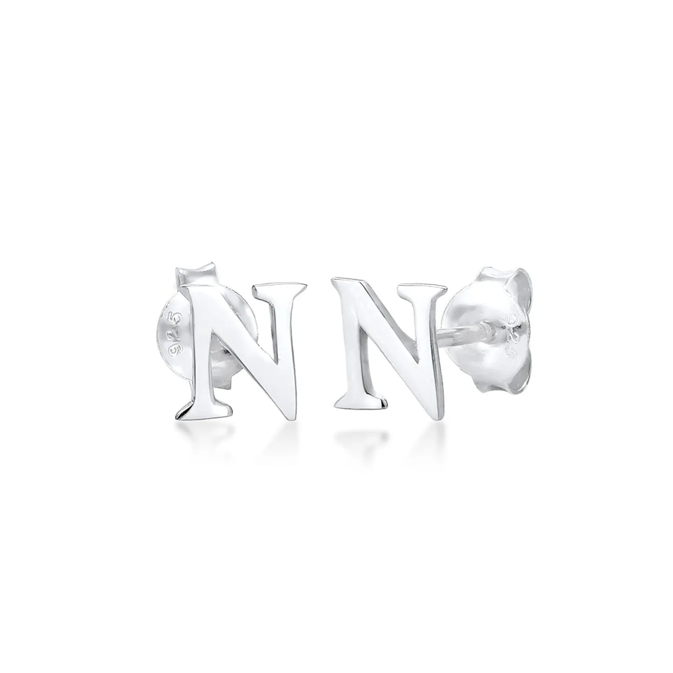 Elli "Ohrstecker Buchstabe< Personalisierter Schmuck|Ohrringe