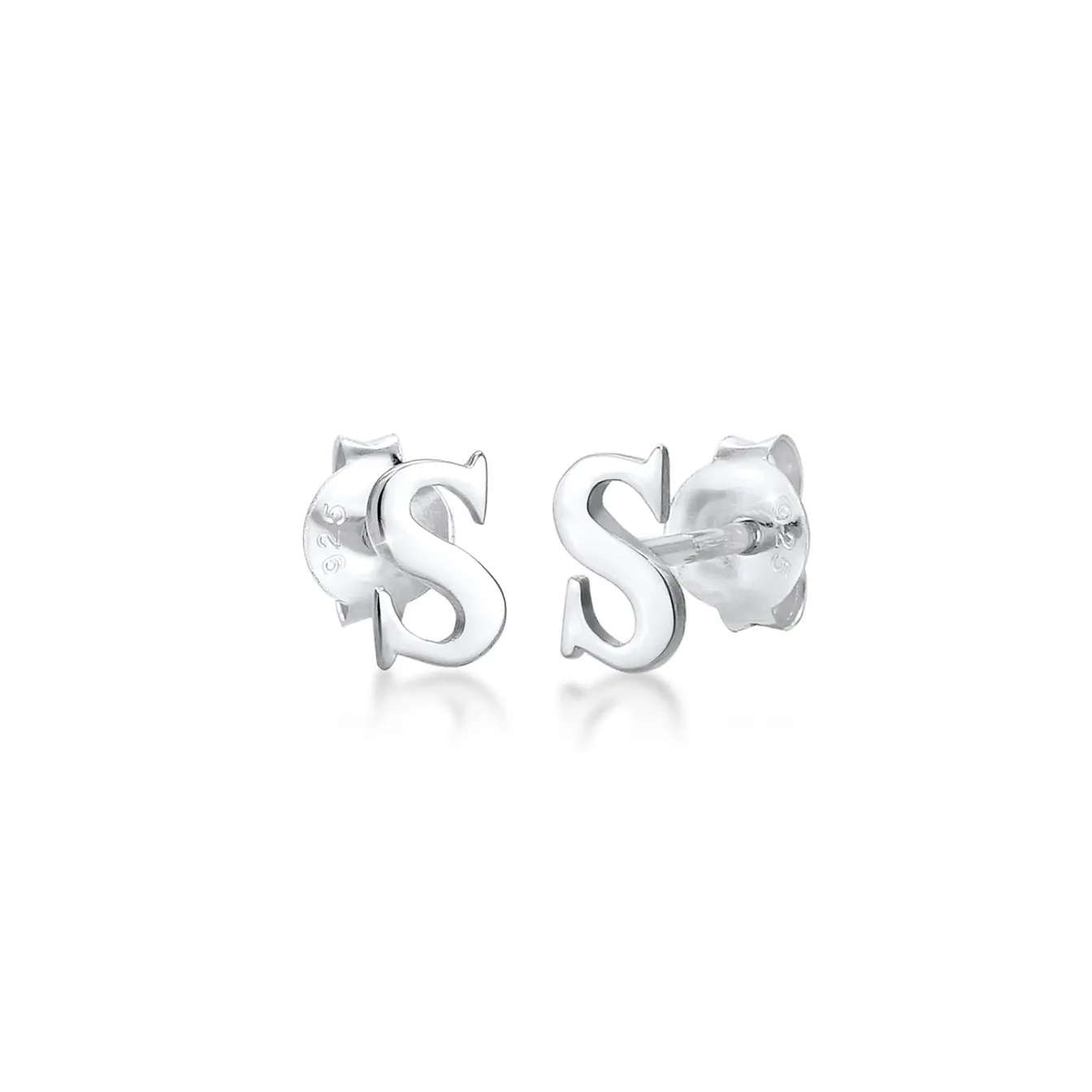 Elli "Ohrstecker Buchstabe< Personalisierter Schmuck|Ohrringe