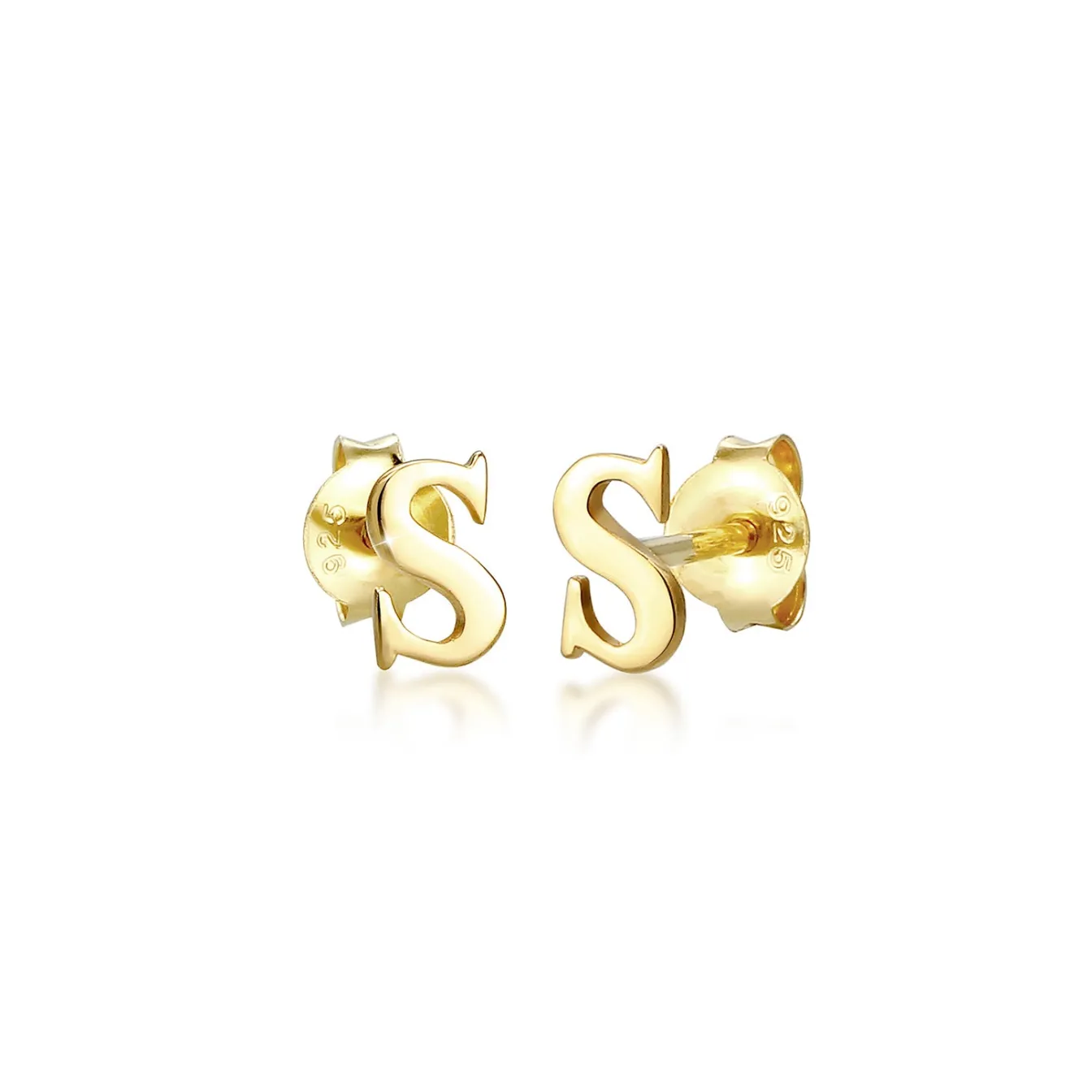 Elli "Ohrstecker Buchstabe< Personalisierter Schmuck|Ohrringe