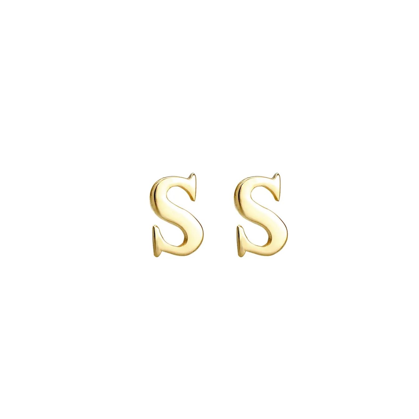 Elli "Ohrstecker Buchstabe< Personalisierter Schmuck|Ohrringe
