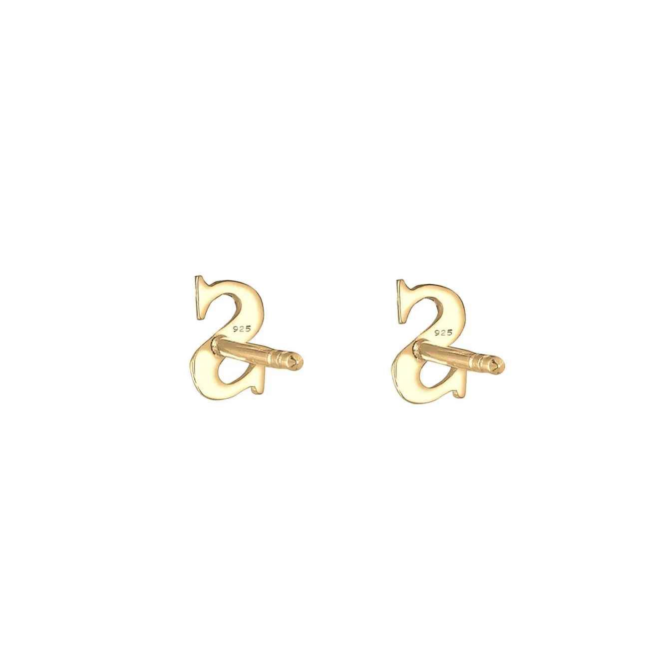 Elli "Ohrstecker Buchstabe< Personalisierter Schmuck|Ohrringe