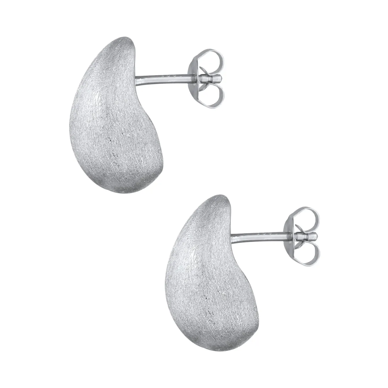 Elli "Ohrstecker Chunky Drop Brushed< Vergoldet|Ohrringe