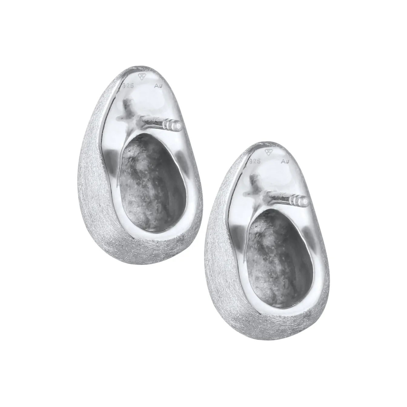 Elli "Ohrstecker Chunky Drop Brushed< Vergoldet|Ohrringe