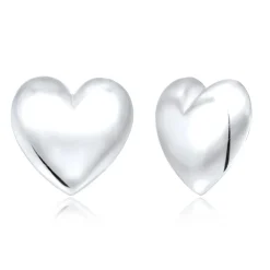 Elli "Ohrstecker Chunky Herz< Vergoldet|Symbol-schmuck