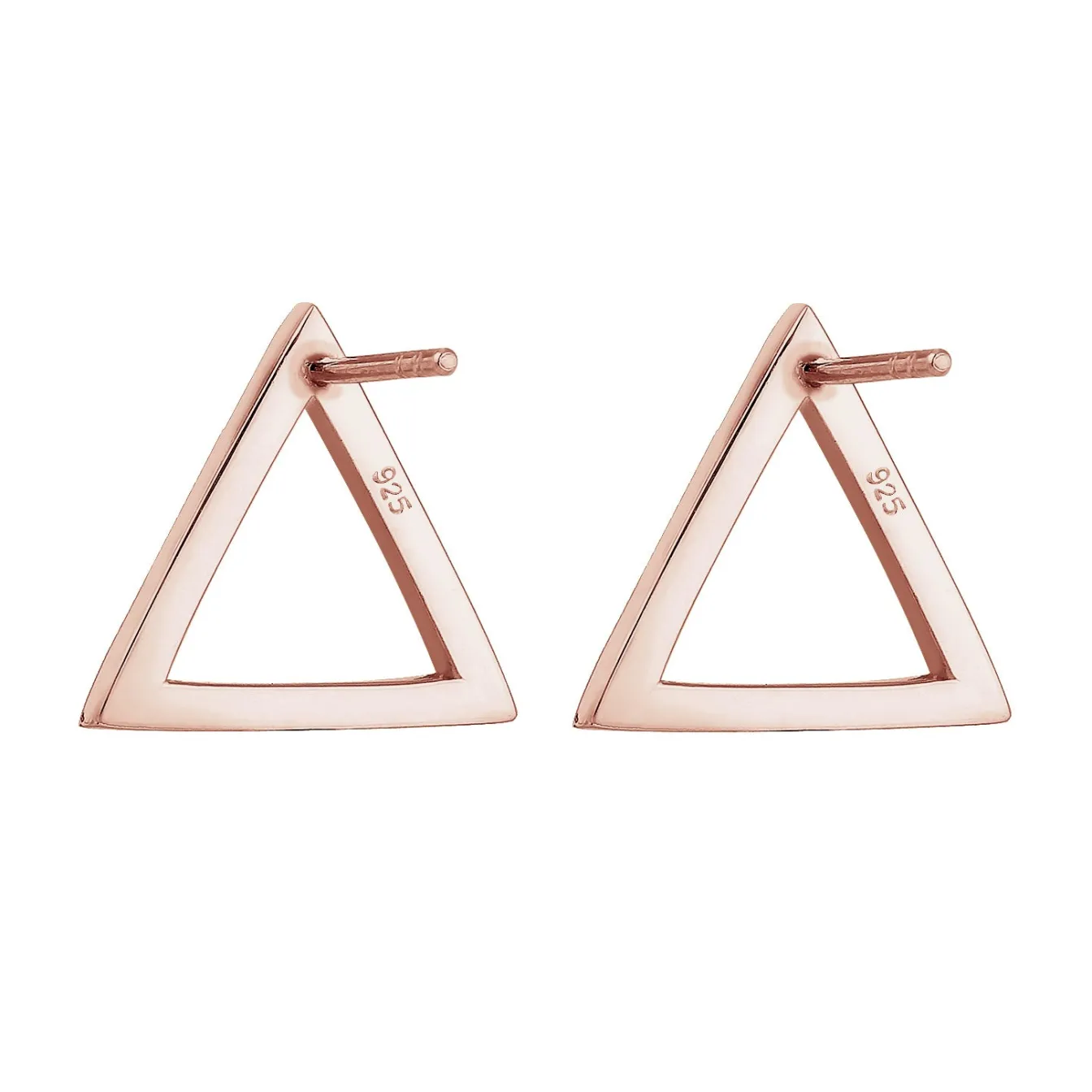 Elli "Ohrstecker Dreieck< Roségold|Ohrringe