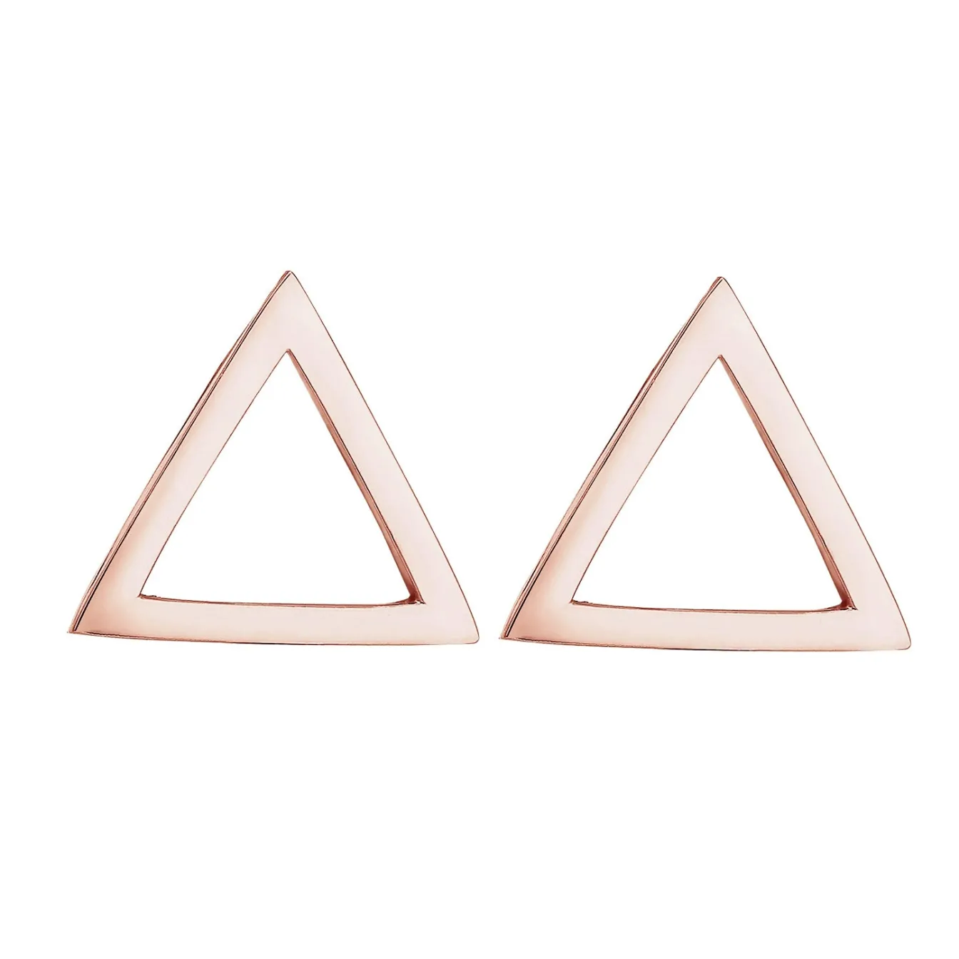 Elli "Ohrstecker Dreieck< Roségold|Ohrringe