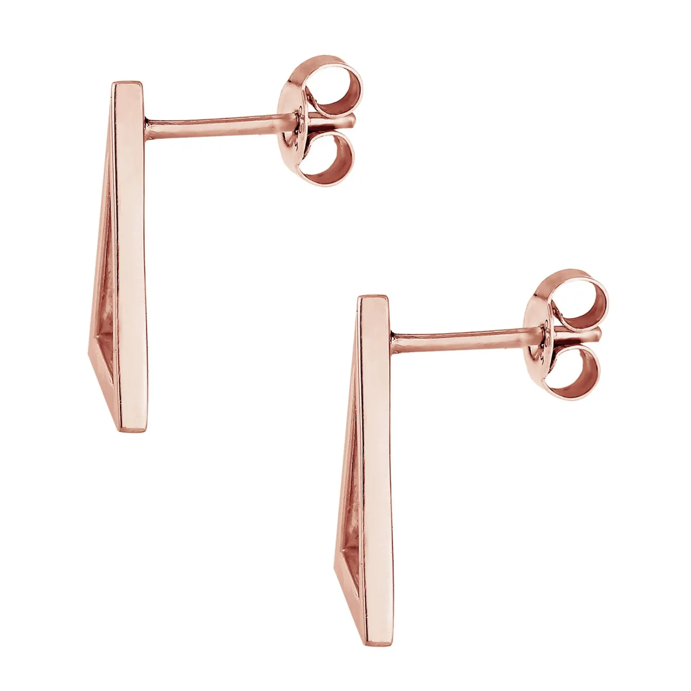 Elli "Ohrstecker Dreieck< Roségold|Ohrringe