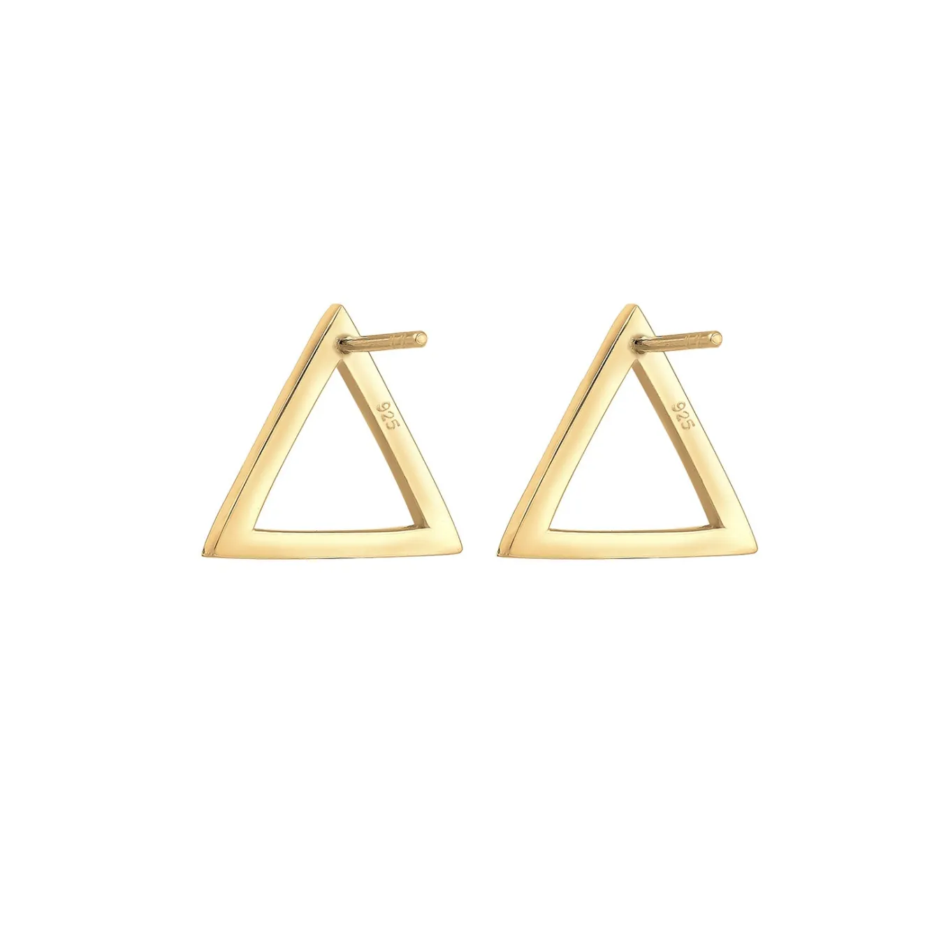 Elli "Ohrstecker Dreieck< Roségold|Ohrringe