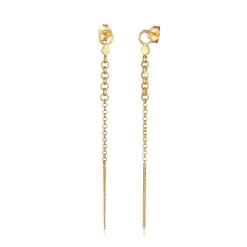 Elli "Ohrstecker Ear Chain< Ohrringe|Silber
