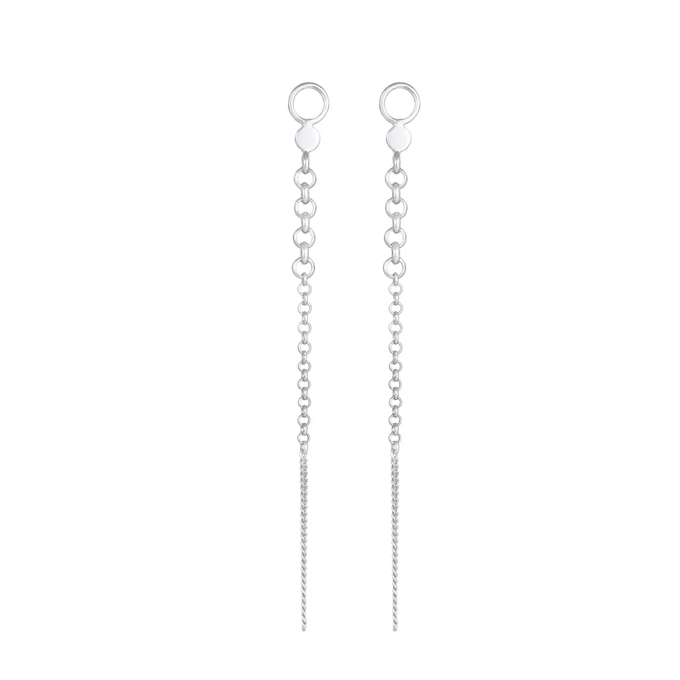 Elli "Ohrstecker Ear Chain< Ohrringe|Silber