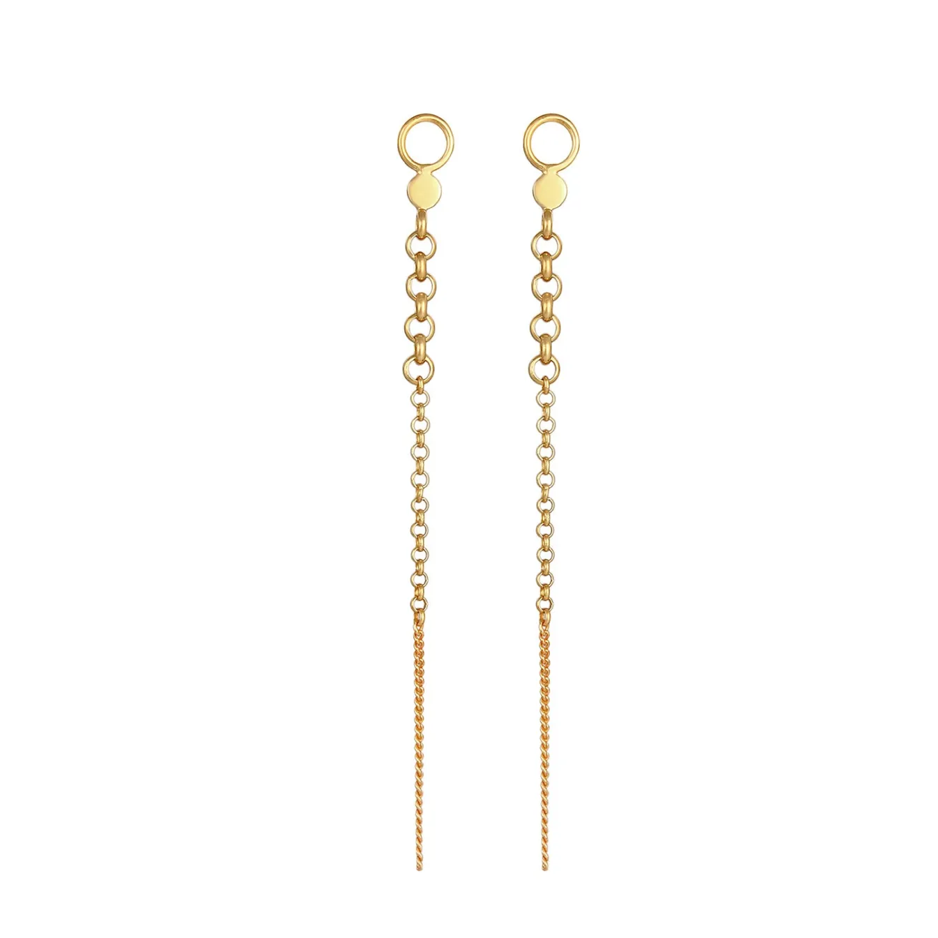 Elli "Ohrstecker Ear Chain< Ohrringe|Silber