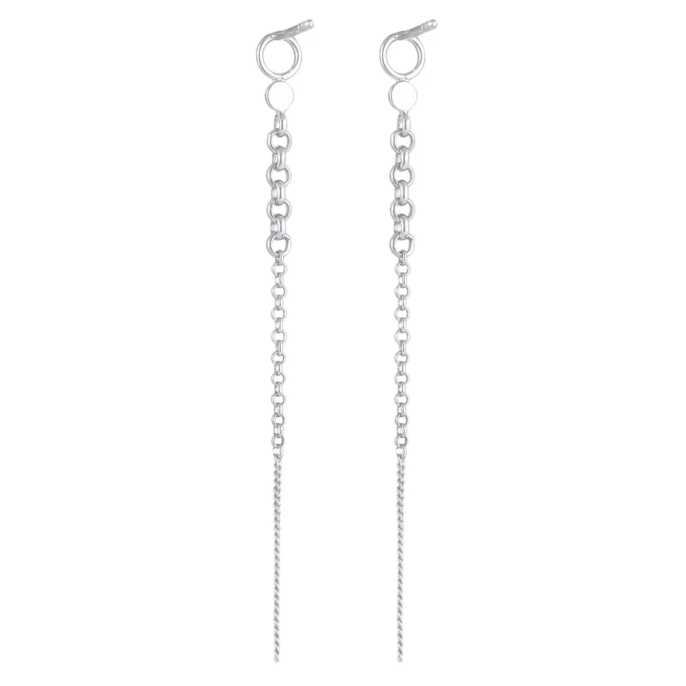 Elli "Ohrstecker Ear Chain< Ohrringe|Silber