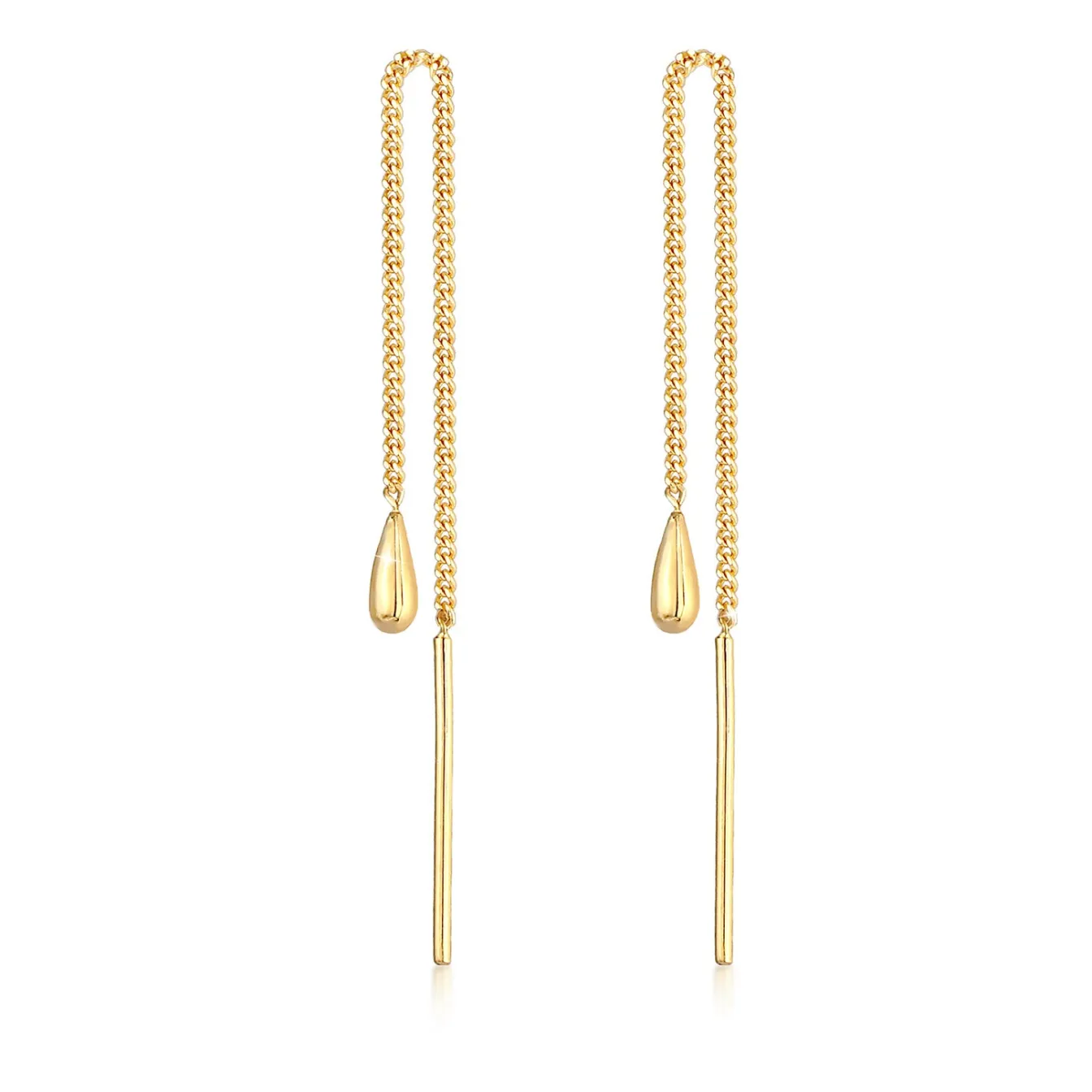 Elli "Ohrstecker Ear Chain< Ohrringe|Echtgold