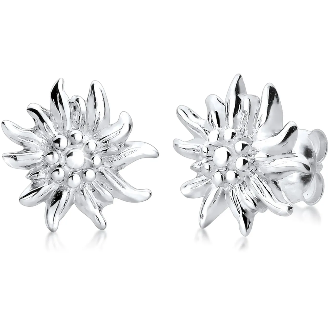 Elli "Ohrstecker Edelweiss< Ohrringe|Silber