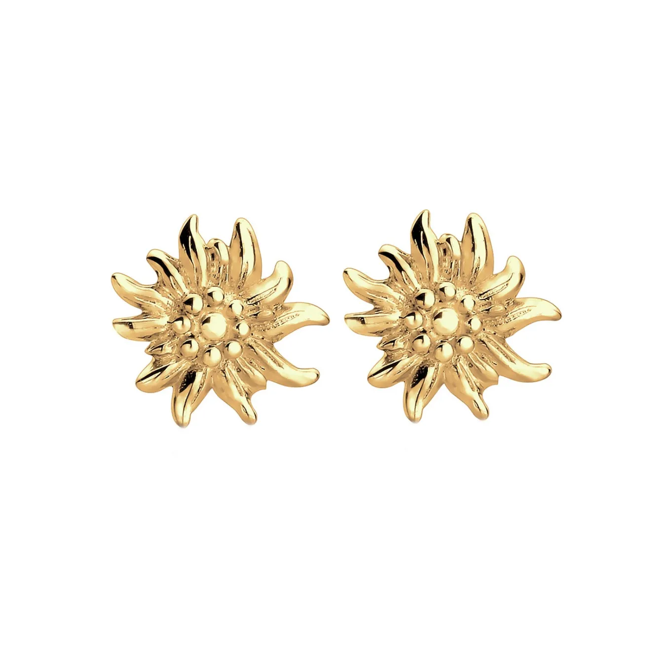 Elli "Ohrstecker Edelweiss< Ohrringe|Silber