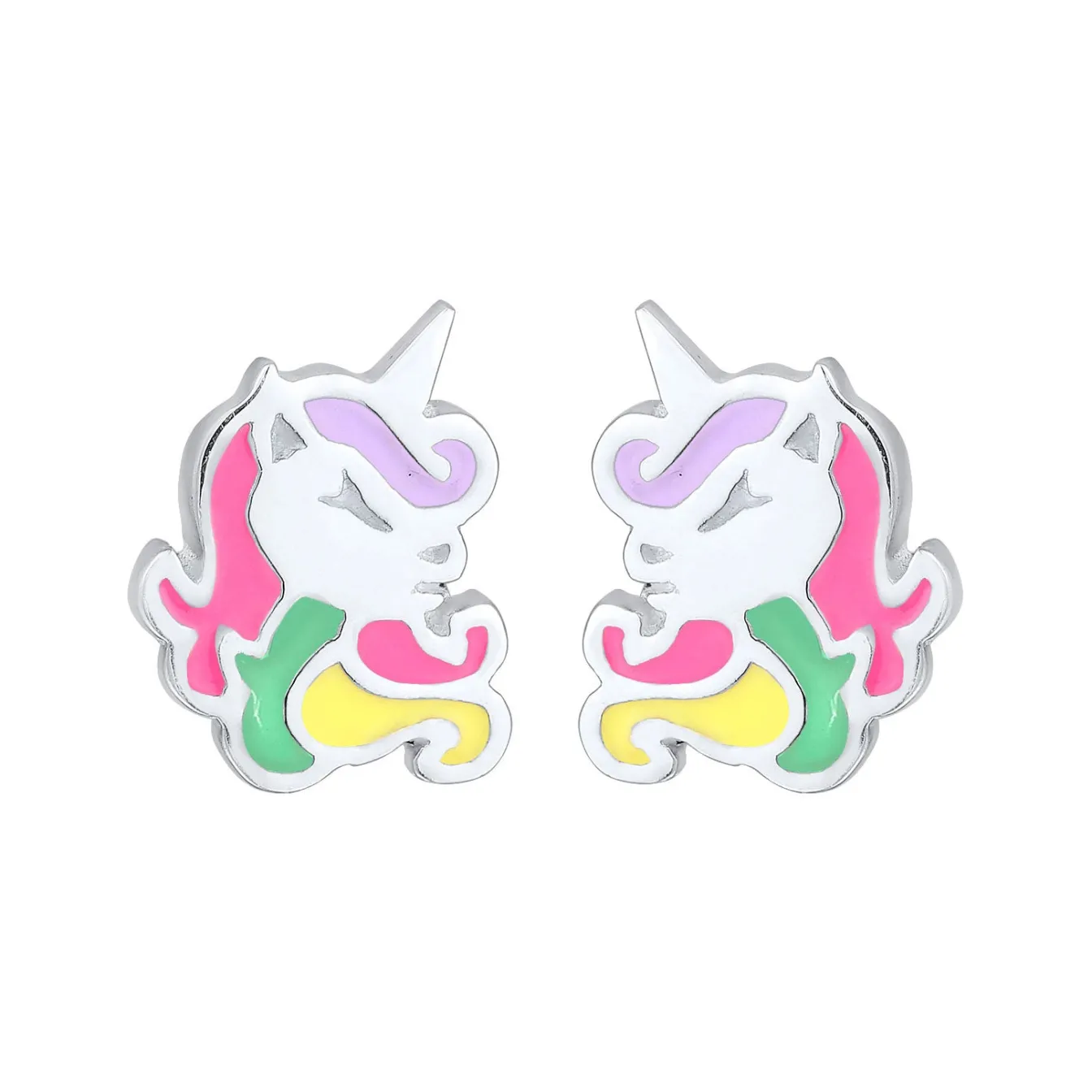 Elli "Ohrstecker Einhorn | Emaille<Kinder Kinderschmuck