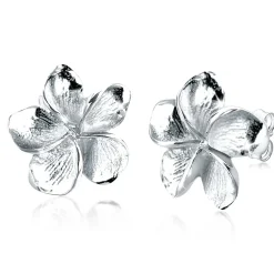 Elli "Ohrstecker Frangipani Blüte< Roségold|Symbol-schmuck