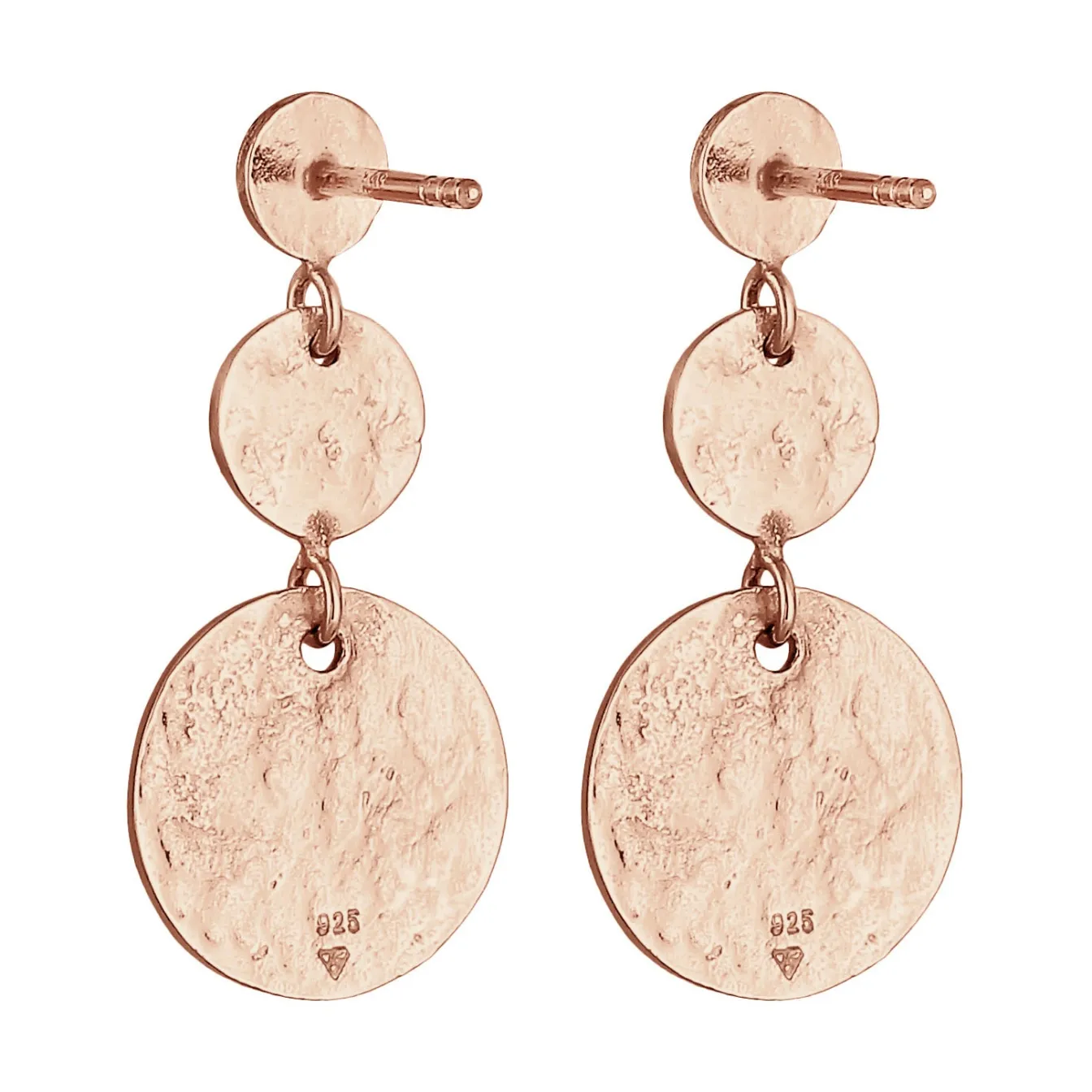 Elli "Ohrstecker Geo< Roségold|Ohrringe
