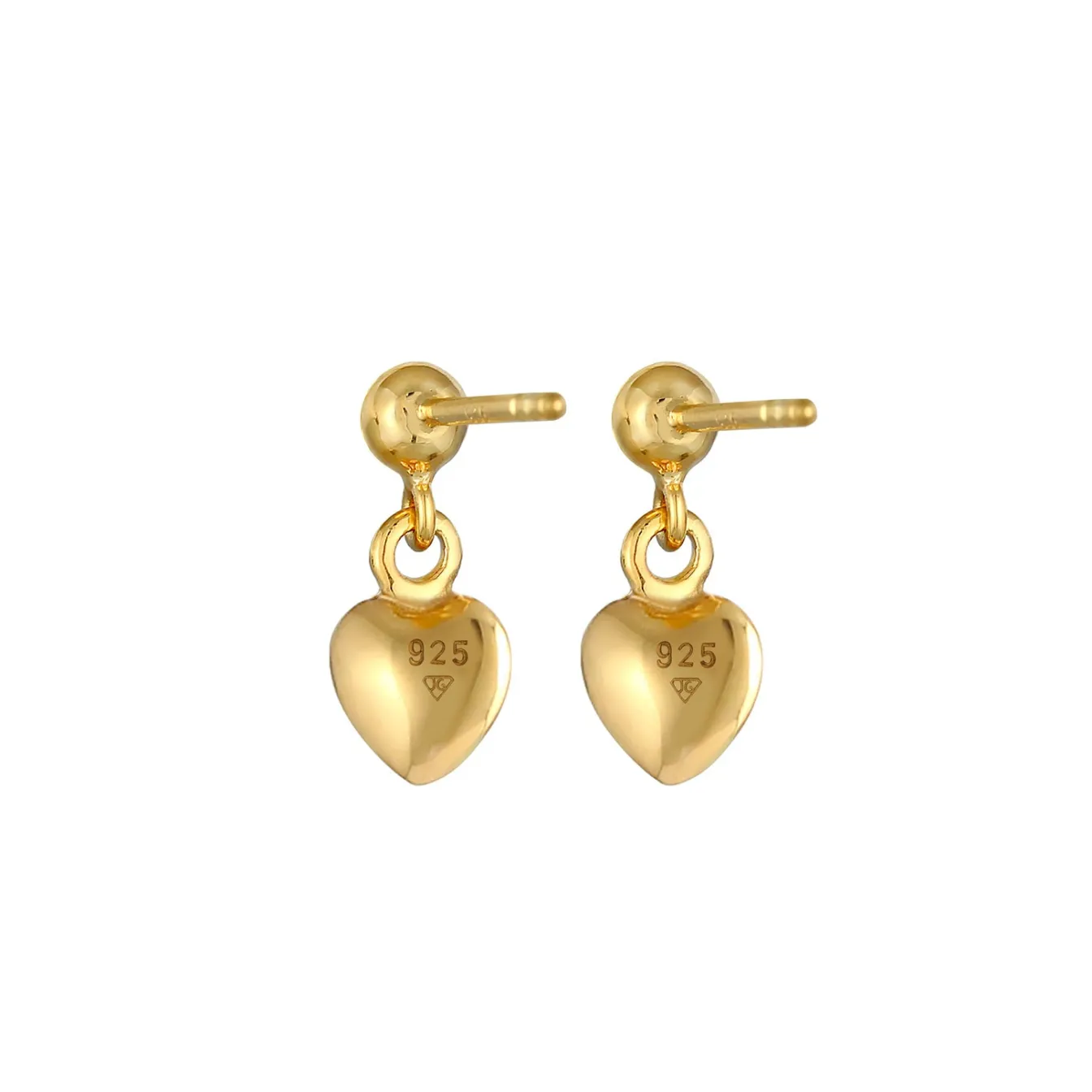 Elli "Ohrstecker Herz< Symbol-schmuck|Herz-schmuck