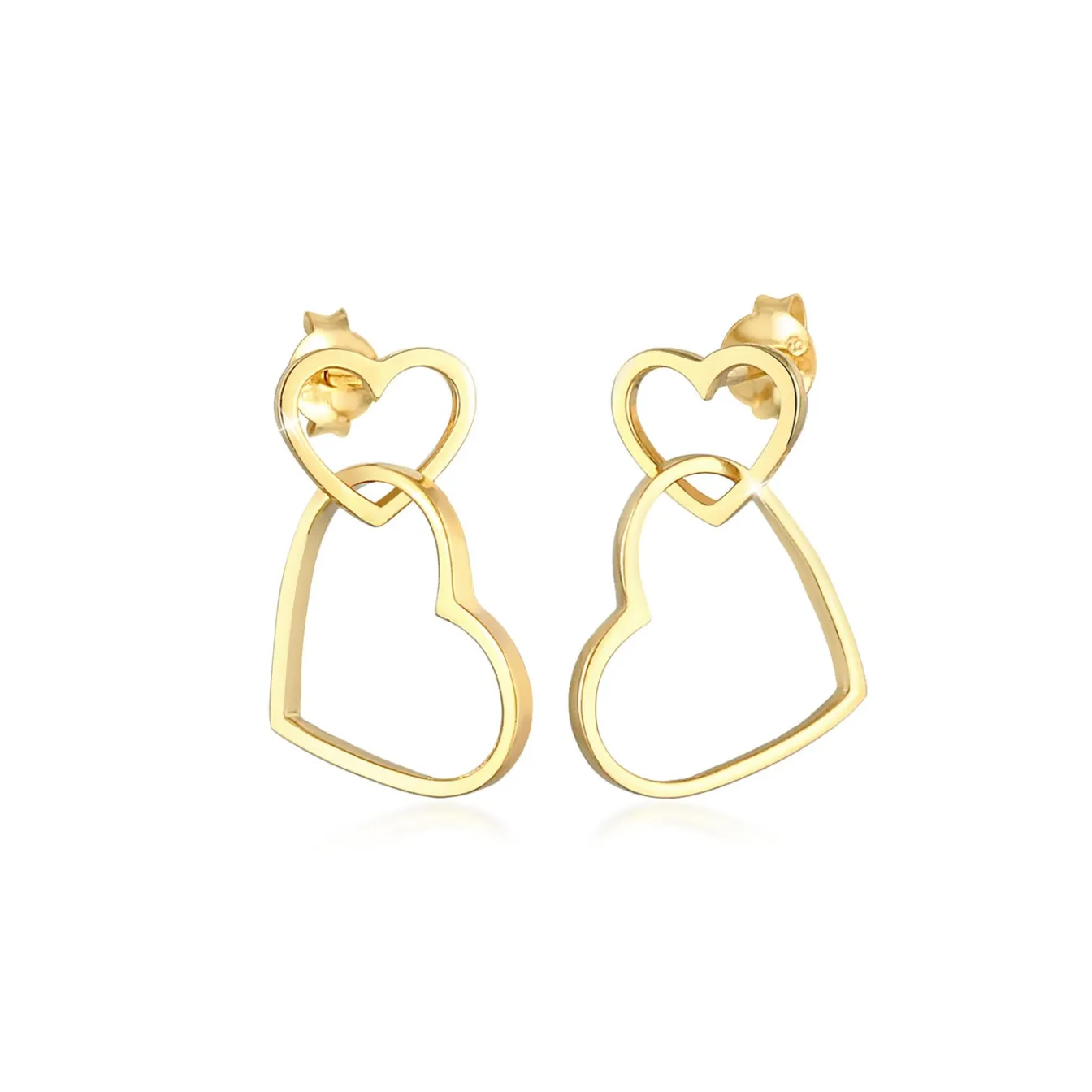 Elli "Ohrstecker Herz< Symbol-schmuck|Herz-schmuck