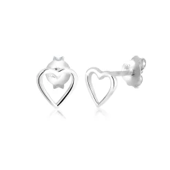 Elli "Ohrstecker Herz< Silber|Roségold