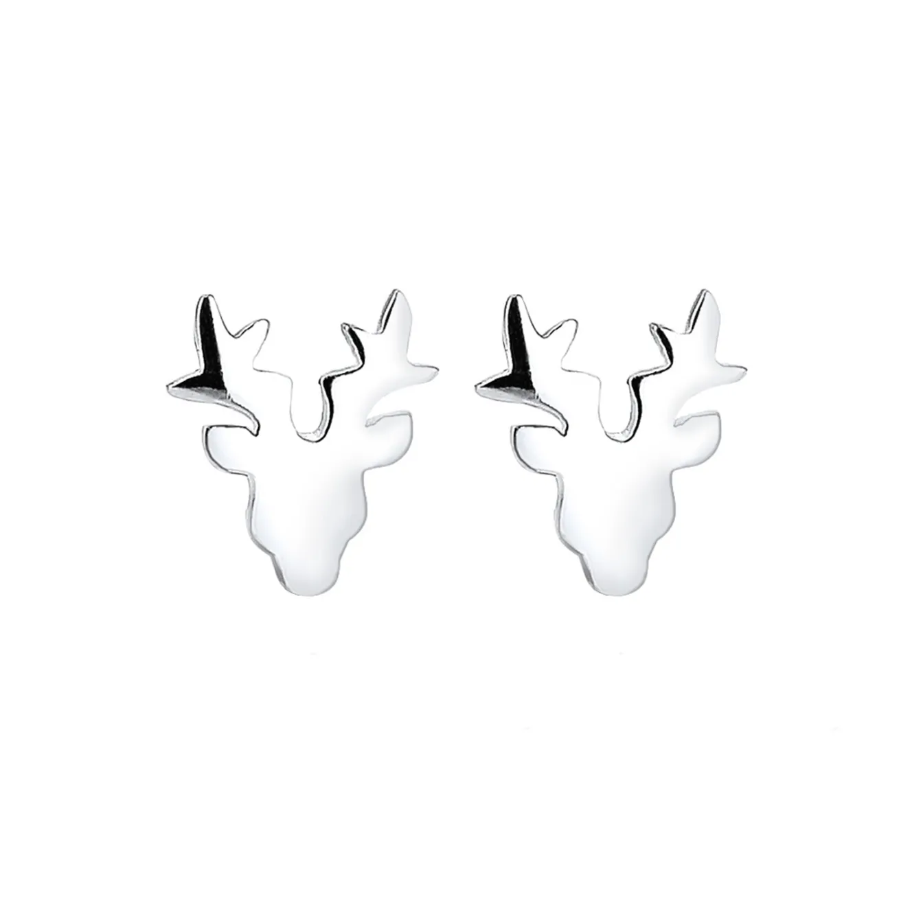 Elli "Ohrstecker Hirsch< Vergoldet|Ohrringe