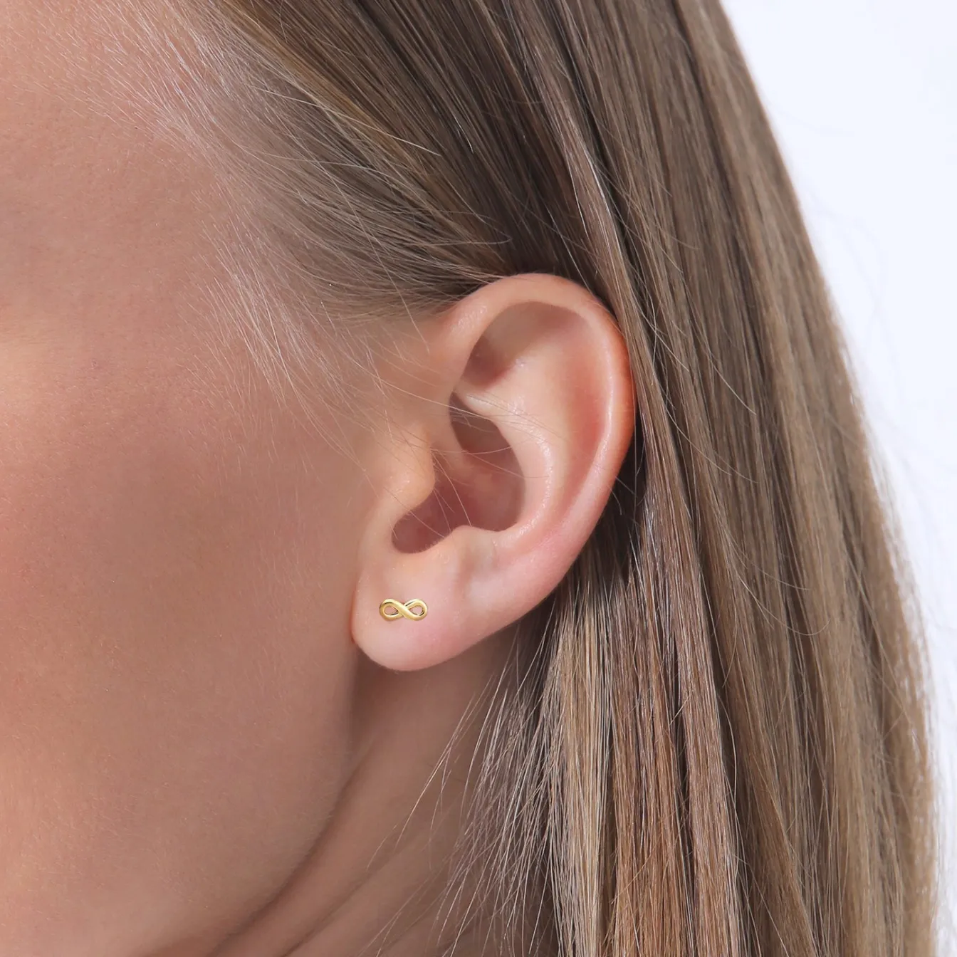 Elli "Ohrstecker Infinity< Symbol-schmuck|Herz-schmuck