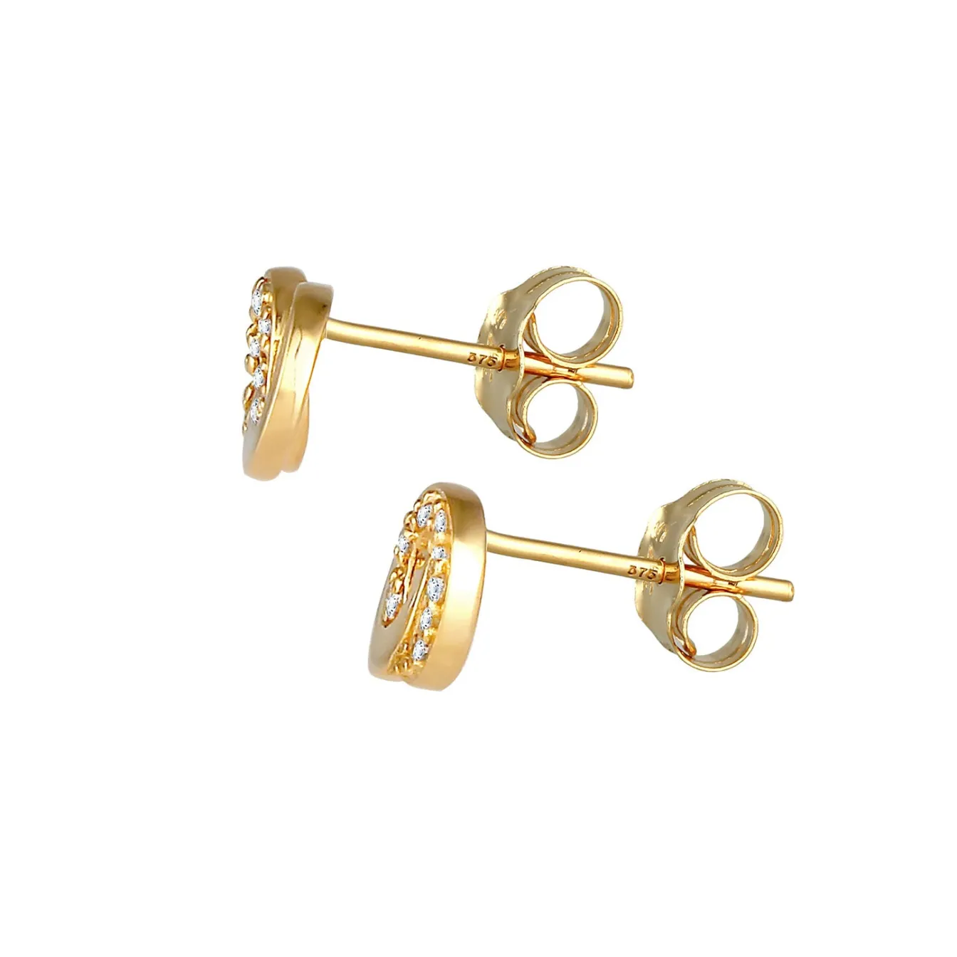 Elli "Ohrstecker Infinity | Diamant ( Weiß, 0,06 ct )< Symbol-schmuck|Herz-schmuck