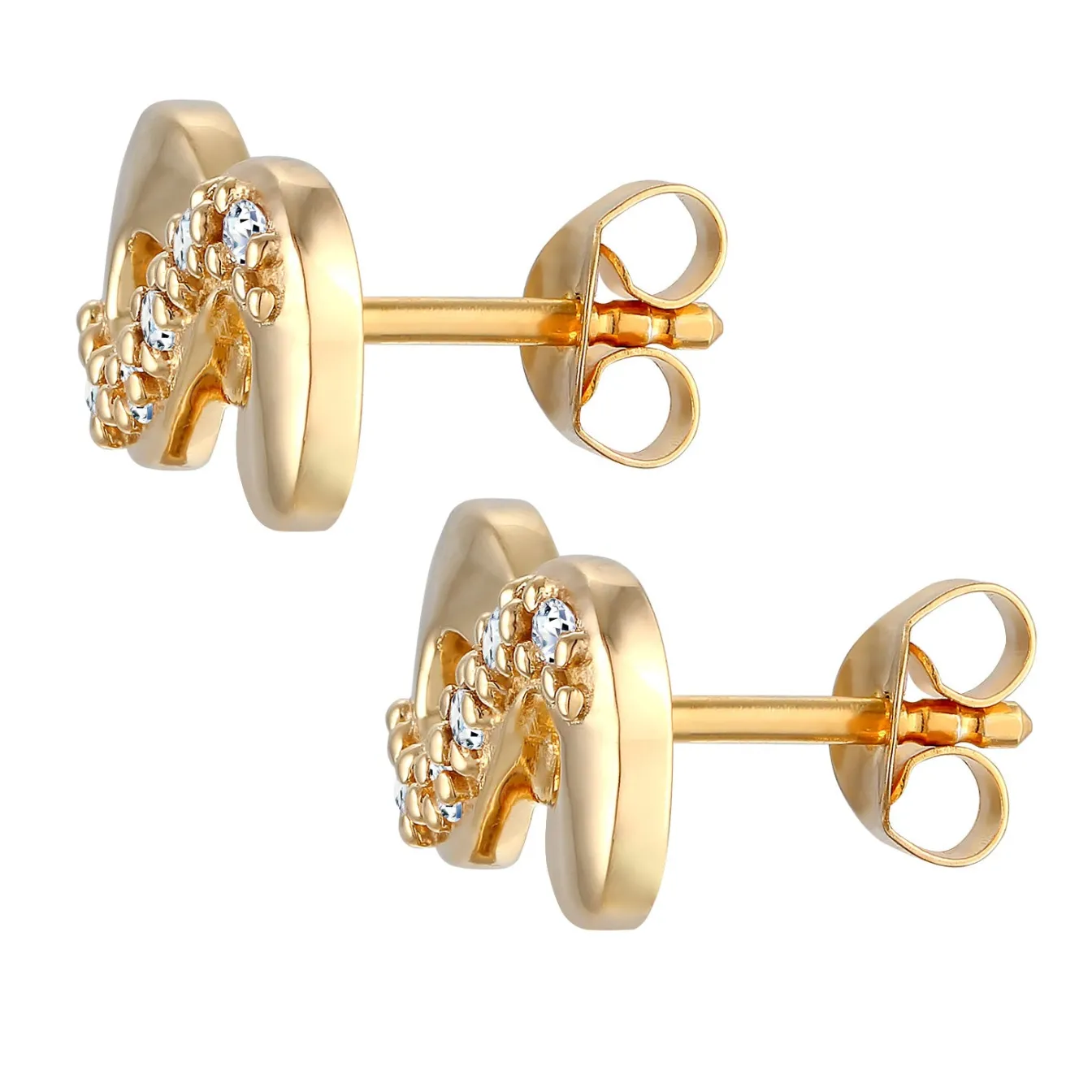 Elli "Ohrstecker Infinity | Diamant (Weiß, 0.15 ct.)< Symbol-schmuck|Herz-schmuck