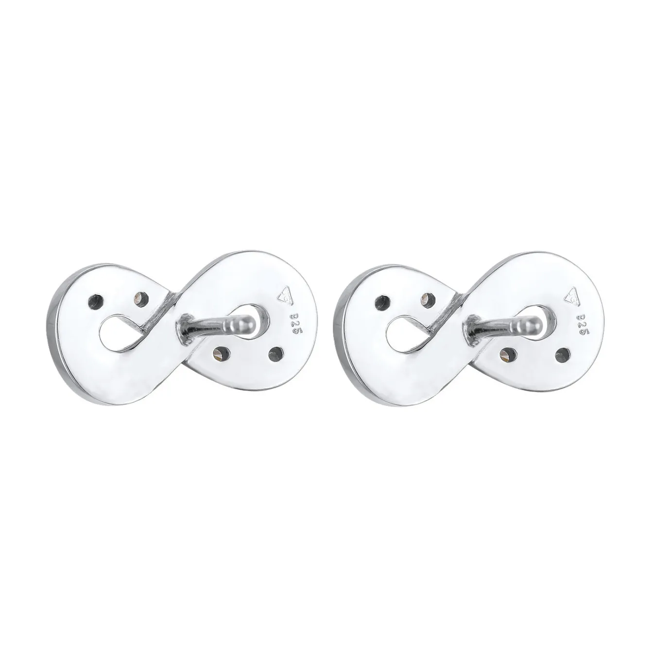 Elli "Ohrstecker Infinity | Diamant (Weiß, 0.15 ct.)< Symbol-schmuck|Herz-schmuck