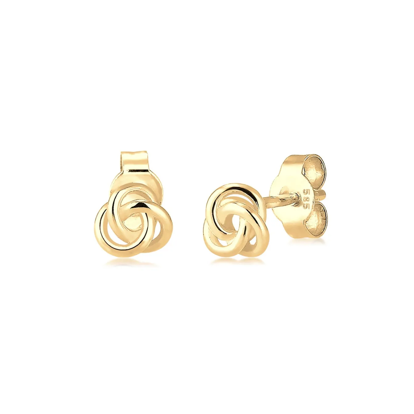 Elli "Ohrstecker Knoten< Ohrringe|Echtgold