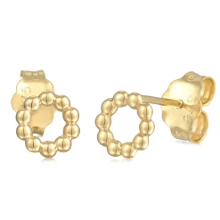 Elli "Ohrstecker Kreis Kugeln< Ohrringe|Echtgold