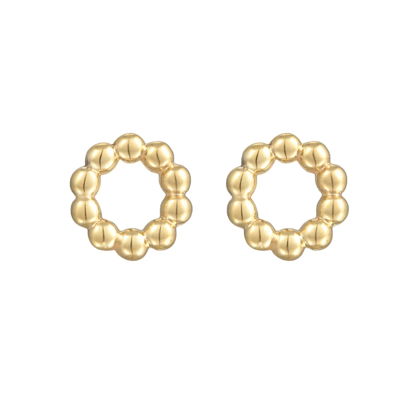 Elli "Ohrstecker Kreis Kugeln< Ohrringe|Echtgold