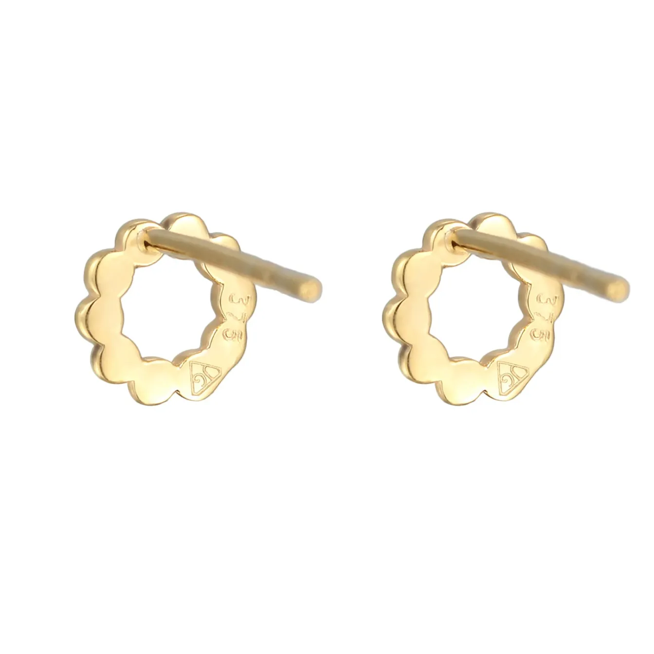 Elli "Ohrstecker Kreis Kugeln< Ohrringe|Echtgold