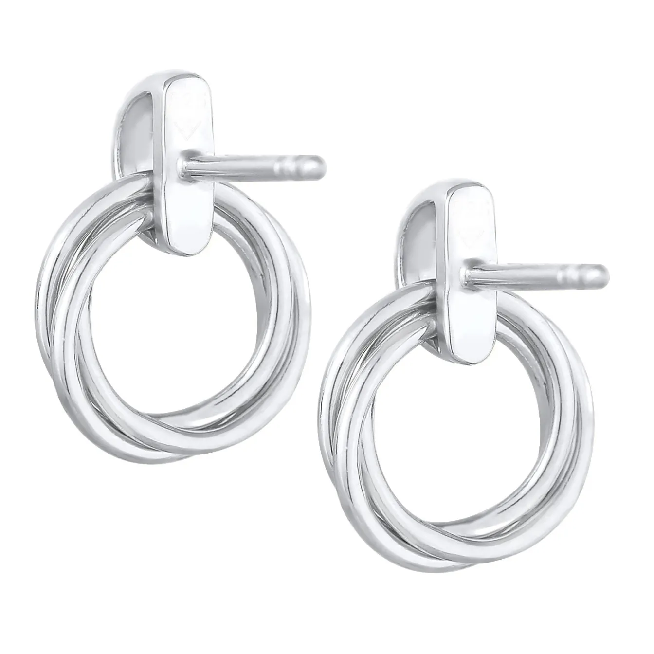 Elli "Ohrstecker Kreise Trio< Ohrringe|Vergoldet