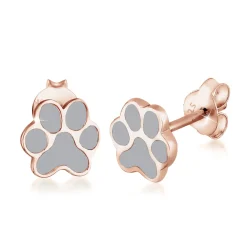 Elli "Ohrstecker Pfote< Roségold|Ohrringe