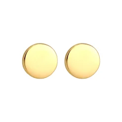 Elli "Ohrstecker Plättchen< Ohrringe|Echtgold