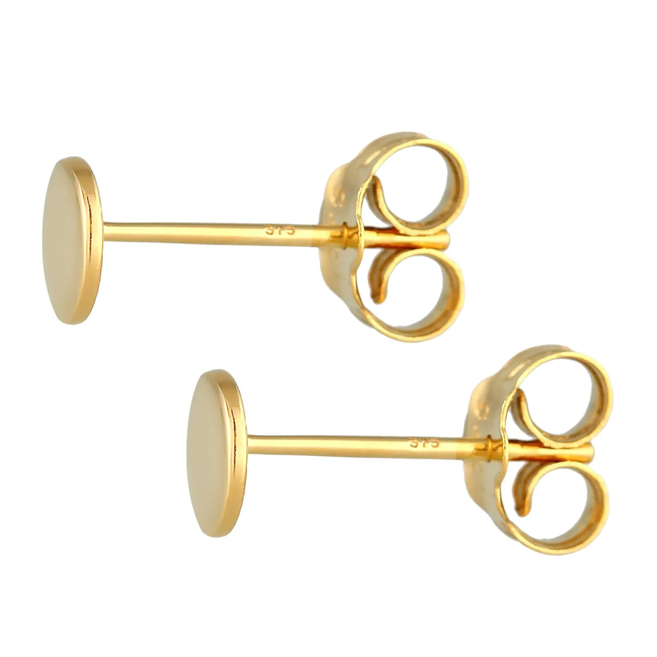 Elli "Ohrstecker Plättchen< Ohrringe|Echtgold