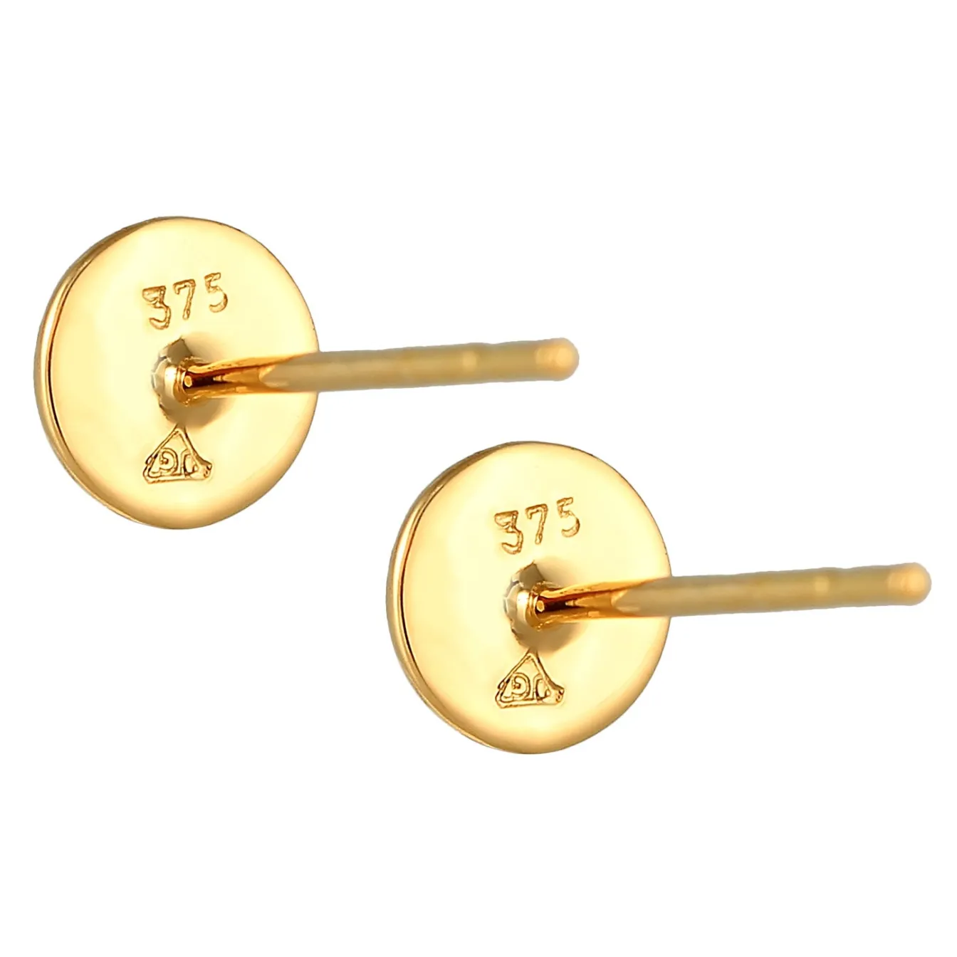 Elli "Ohrstecker Plättchen< Ohrringe|Echtgold