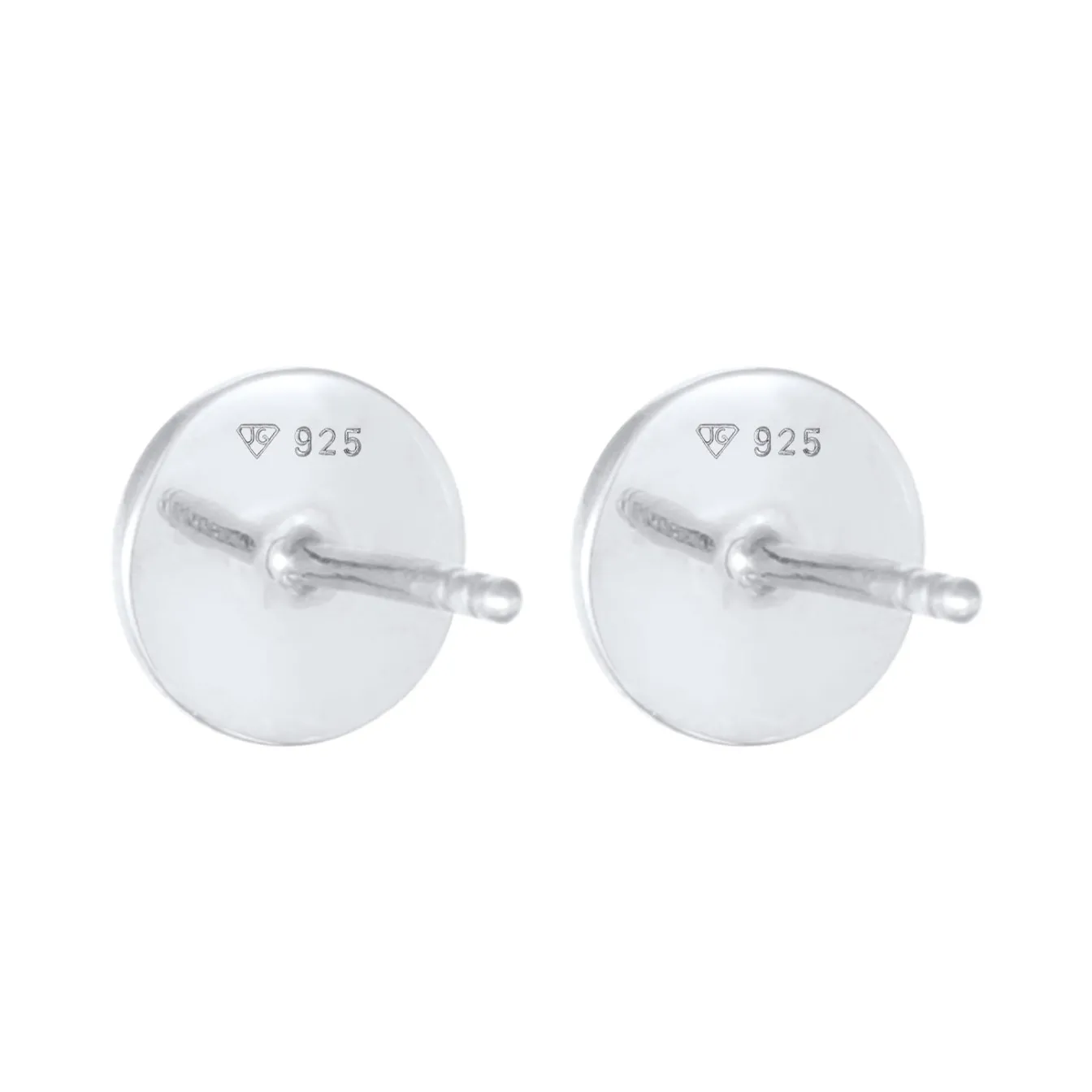Elli "Ohrstecker Plättchen Glanz< Roségold|Ohrringe