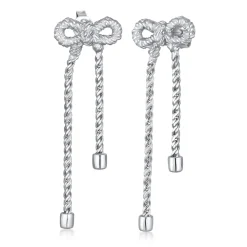 Elli "Ohrstecker Schleife< Vergoldet|Symbol-schmuck