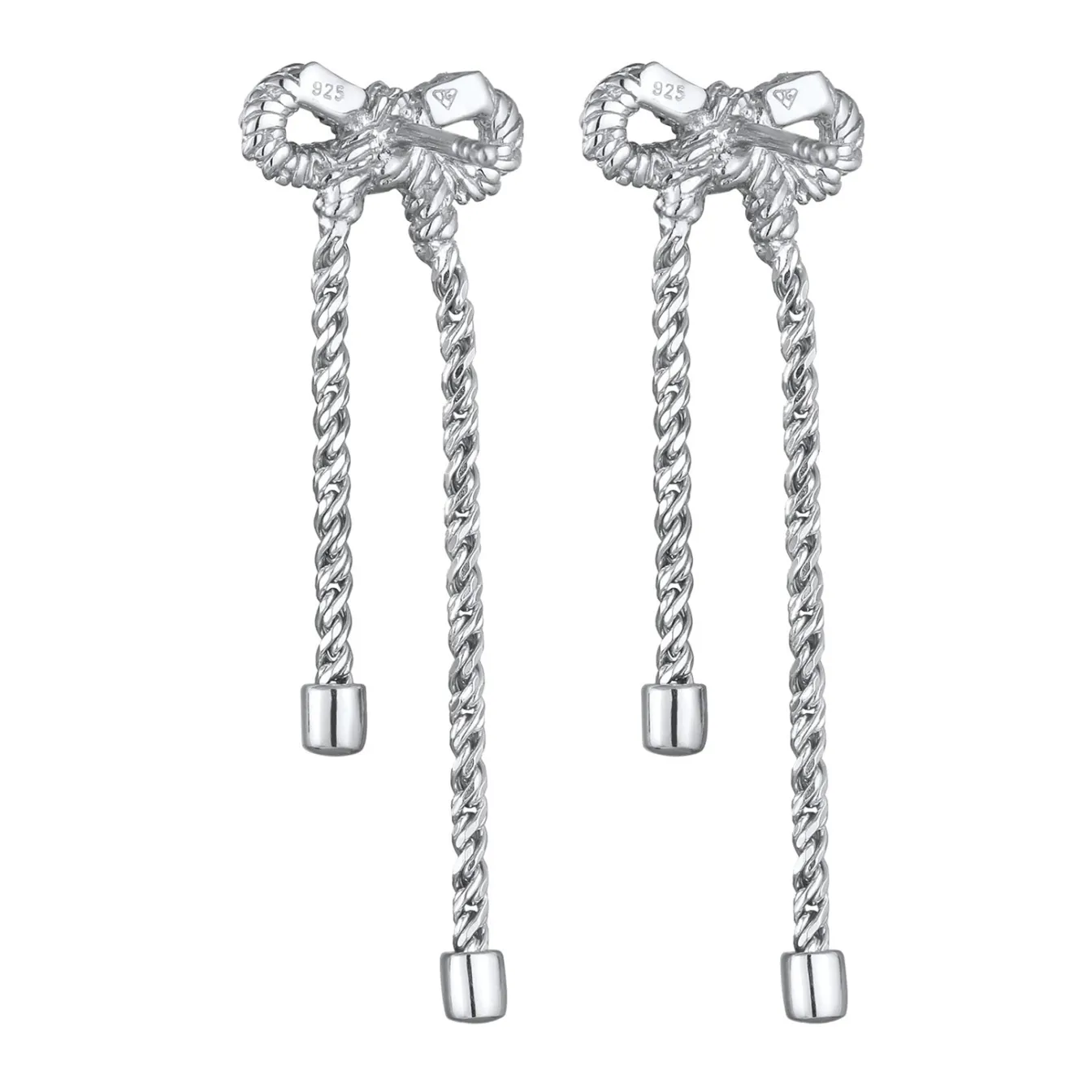 Elli "Ohrstecker Schleife< Vergoldet|Symbol-schmuck