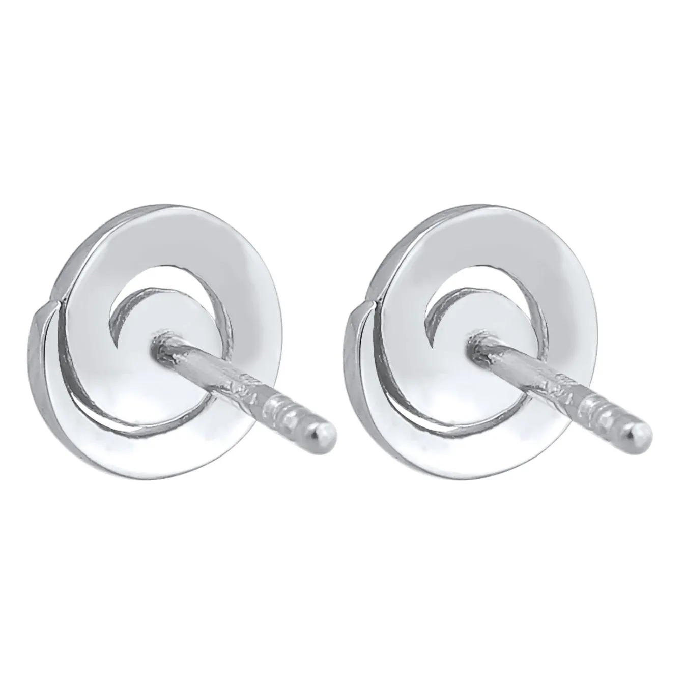 Elli "Ohrstecker Spirale | Kristall (Weiß)< Ohrringe|Vergoldet