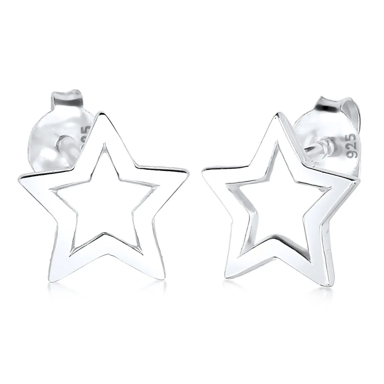 Elli "Ohrstecker Stern< Roségold|Ohrringe