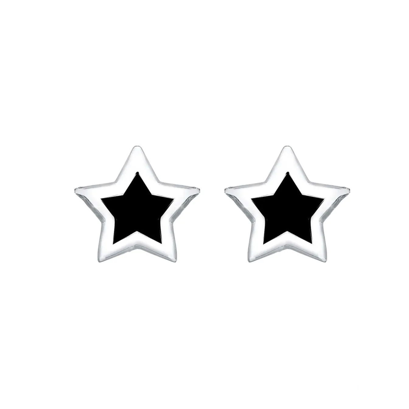 Elli "Ohrstecker Stern< Roségold|Ohrringe