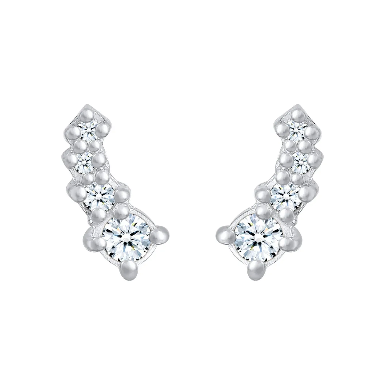 Elli "Ohstecker Astro | Diamant (Weiß, 0.17 ct.)< Letzte Chance|Ohrringe