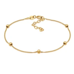 Elli "Panzer-Armband Kugeln< Armbänder|Vergoldet