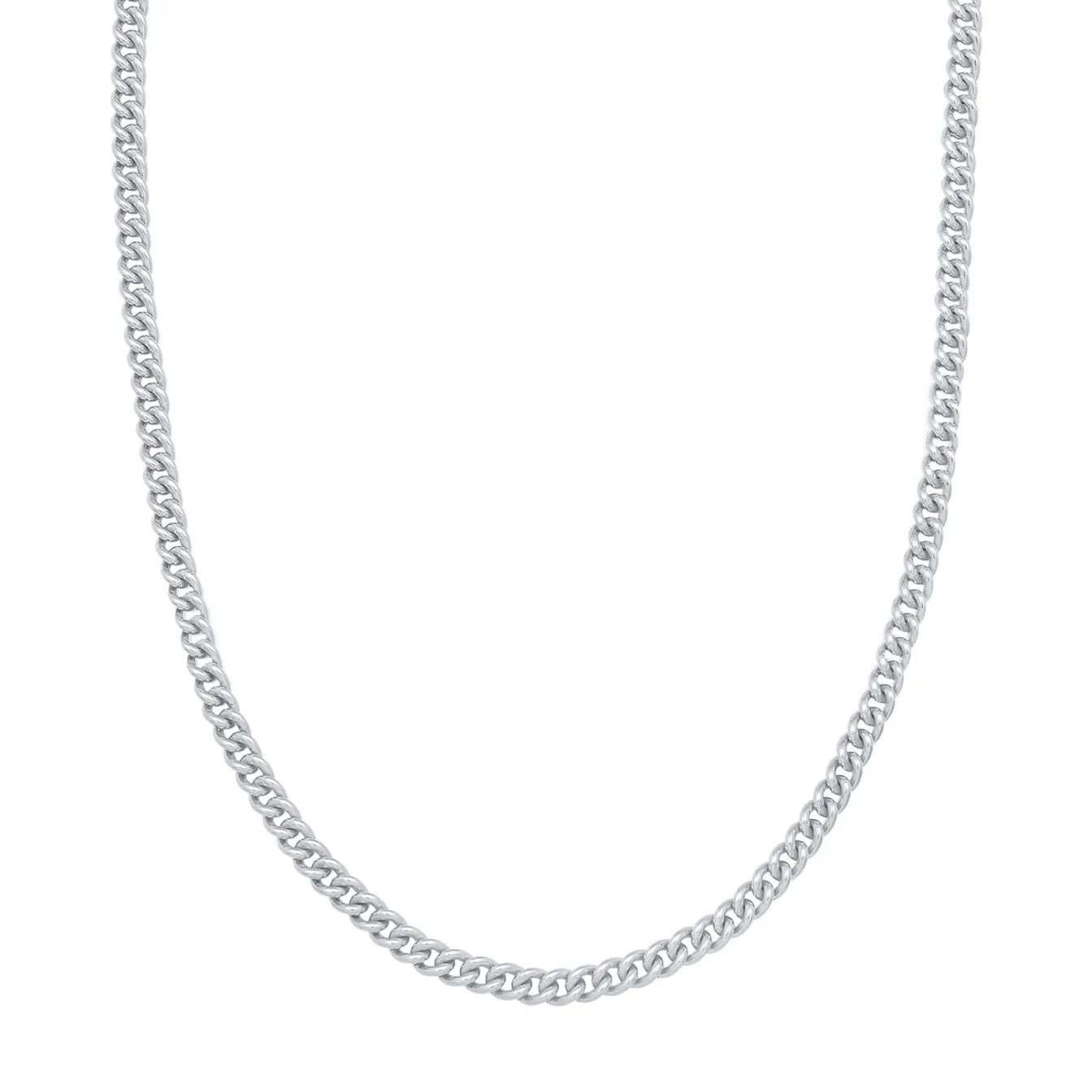 Elli "Panzerkette Basic< Halsketten|Silber