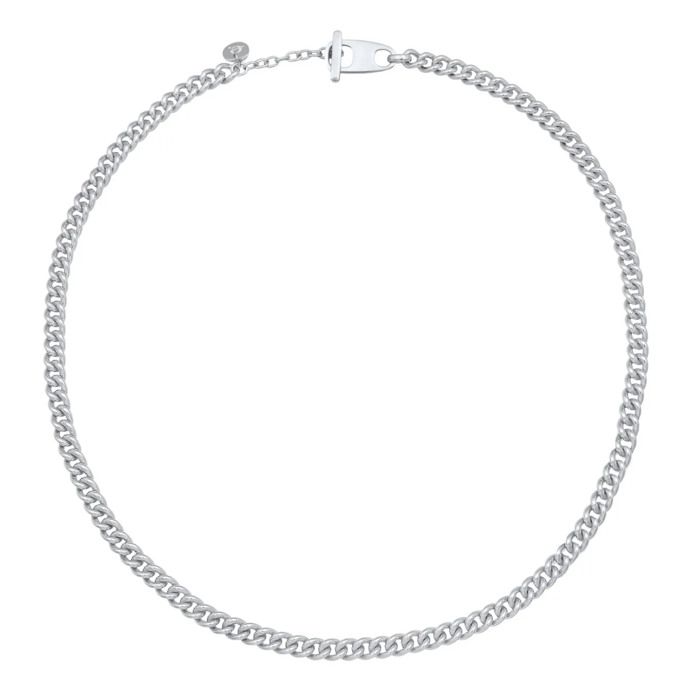 Elli "Panzerkette Basic< Halsketten|Silber