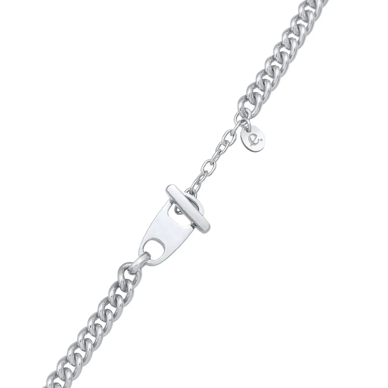 Elli "Panzerkette Basic< Halsketten|Silber